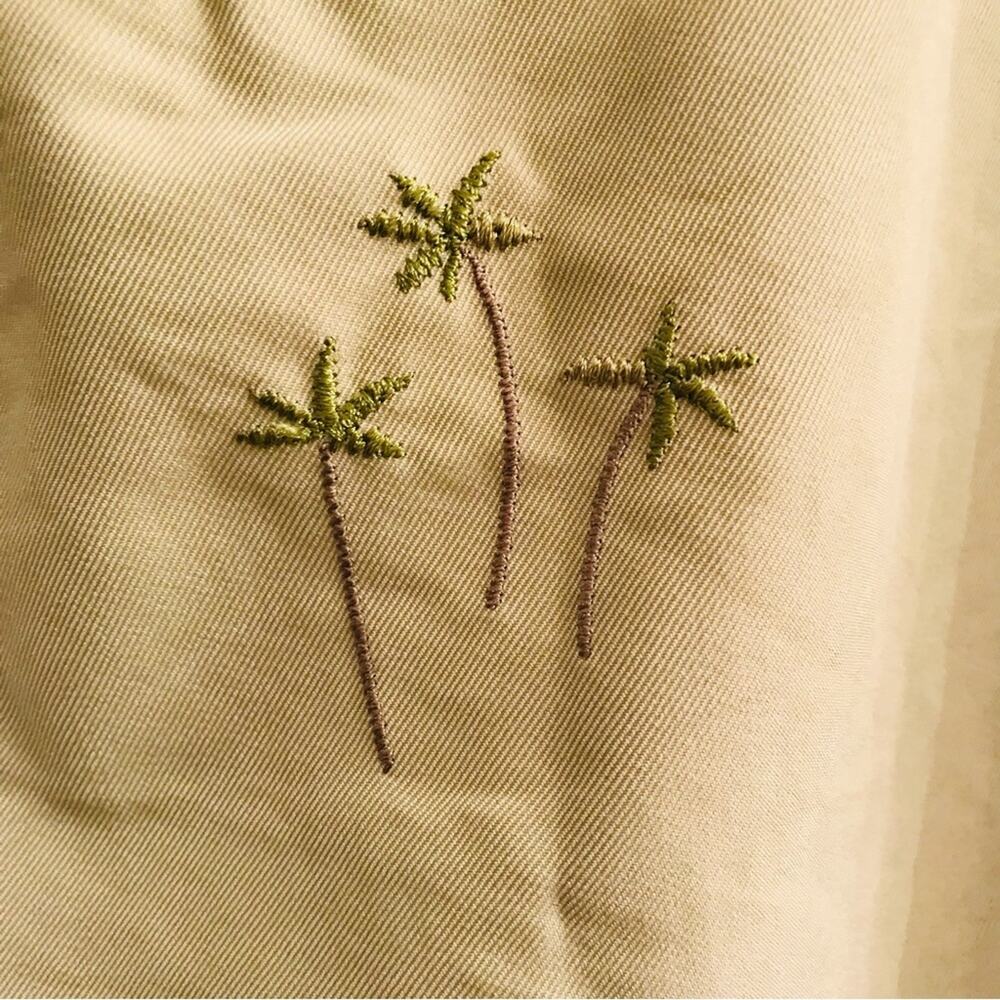 Line Two Palm Tree Sleeveless Dress Size Large - Picture 3 of 8